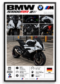 BMW S1000RR Çerçeveli Poster