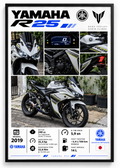 Yamaha R25 Çerçeveli Poster