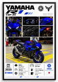 Yamaha YZF-R1 Çerçeveli Poster